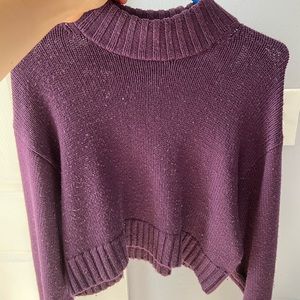 Wilfred Free purple turtleneck